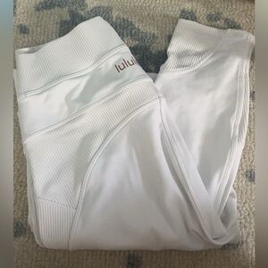Lululemon White Leggings